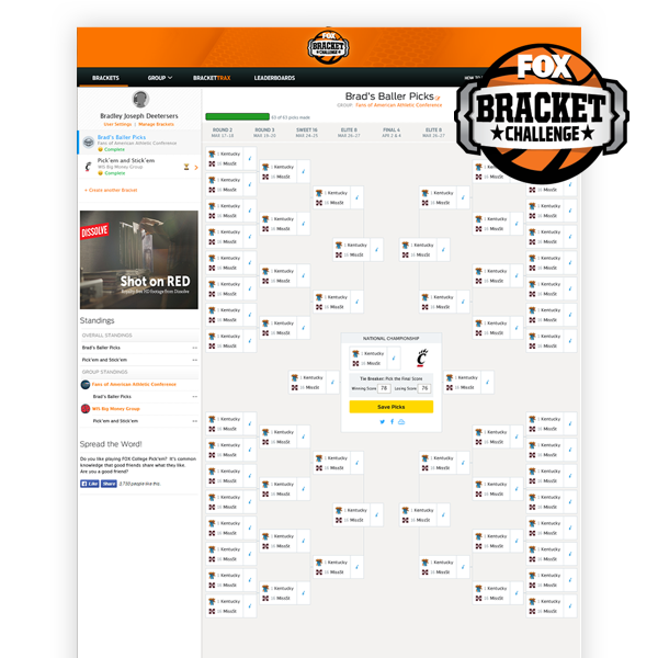 Bracket Challenge